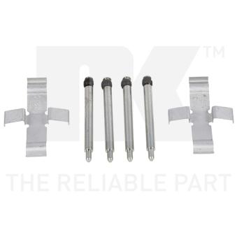 Kit d'accessoires, plaquette de frein à disque NK [7936040]