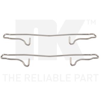 Kit d'accessoires, plaquette de frein à disque NK [7936100]