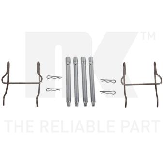 Kit d'accessoires, plaquette de frein à disque NK 7937149