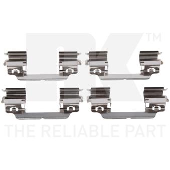 Kit d'accessoires, plaquette de frein à disque NK 79371716 pour ROVER 45 E 220 BlueTEC - 177cv