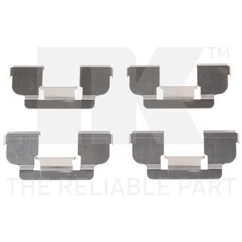 Kit d'accessoires, plaquette de frein à disque NK [7939698]