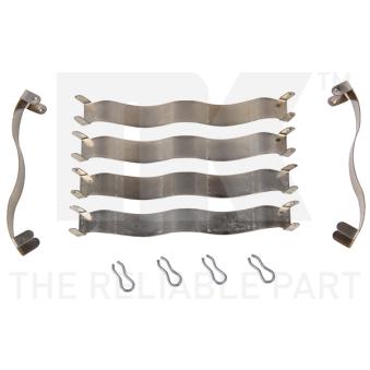 Kit d'accessoires, plaquette de frein à disque NK OEM 6025071188