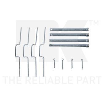 Kit d'accessoires, plaquette de frein à disque NK OEM SFP000260