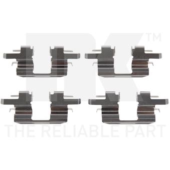 Kit d'accessoires, plaquette de frein à disque NK [79441711]