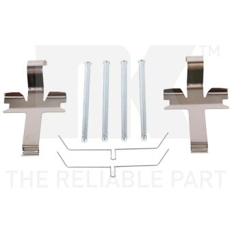 Kit d'accessoires, plaquette de frein à disque NK [79441752]