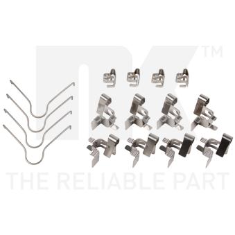 Kit d'accessoires, plaquette de frein à disque NK [7945030]