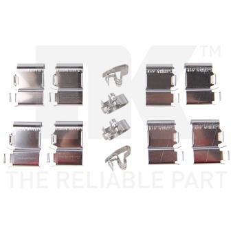 Kit d'accessoires, plaquette de frein à disque NK OEM 0446660050