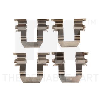 Kit d'accessoires, plaquette de frein à disque NK 7945255 pour DODGE DURANGO 1.6 - 110cv