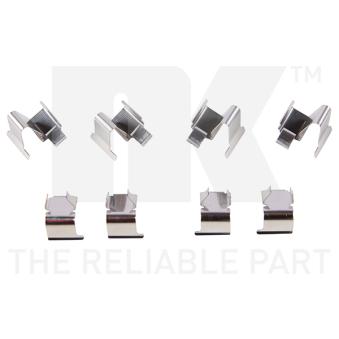 Kit d'accessoires, plaquette de frein à disque NK OEM 0446617070