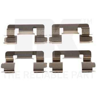 Kit d'accessoires, plaquette de frein à disque NK 7945293 pour AUDI R8 2.0 D-4D - 110cv