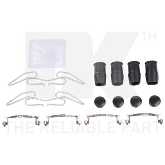 Kit d'accessoires, plaquette de frein à disque NK 7947001