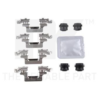 Kit d'accessoires, plaquette de frein à disque NK [7947002]