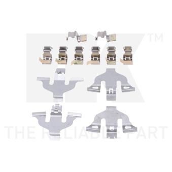 Kit d'accessoires, plaquette de frein à disque NK [7947042]