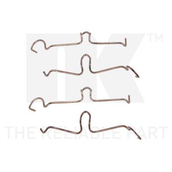 Kit d'accessoires, plaquette de frein à disque NK 7947989