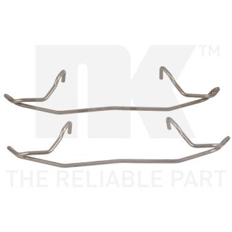 Kit d'accessoires, plaquette de frein à disque NK 7948159