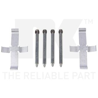 Kit d'accessoires, plaquette de frein à disque NK 7948911 pour CHRYSLER VIPER 2.0 - 180cv