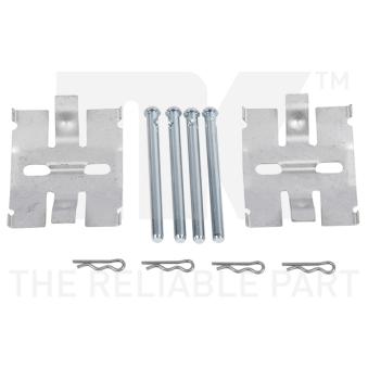 Kit d'accessoires, plaquette de frein à disque NK 7948932