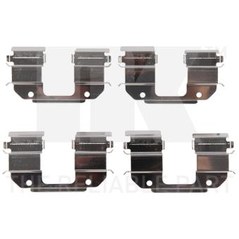 Kit d'accessoires, plaquette de frein à disque NK [7950285]