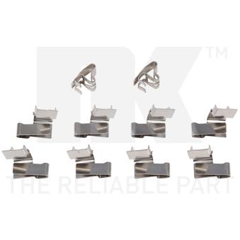 Kit d'accessoires, plaquette de frein à disque NK 7952671