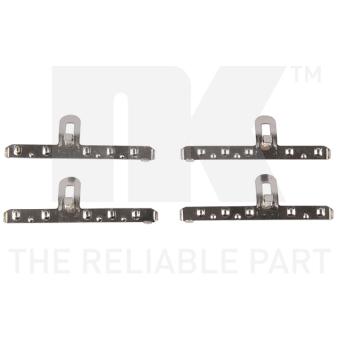 Kit d'accessoires, plaquette de frein à disque NK 7999048