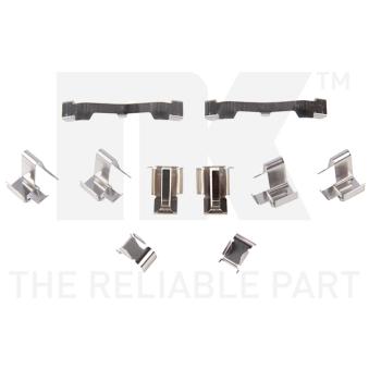 Kit d'accessoires, plaquette de frein à disque NK OEM 0446514330