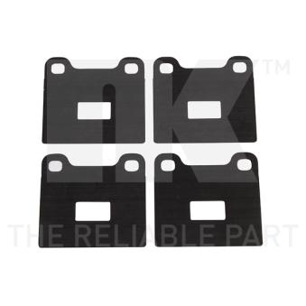 Kit d'accessoires, plaquette de frein à disque NK 79991000