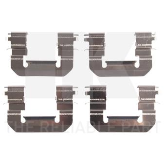 Kit d'accessoires, plaquette de frein à disque NK [79991016]