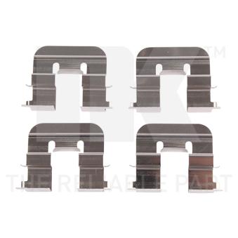 Kit d'accessoires, plaquette de frein à disque NK 79991019 pour AUDI A5 1.6 CRDi - 110cv