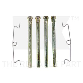 Kit d'accessoires, plaquette de frein à disque NK 7999113 pour AUDI 80 1.4 E - 55cv