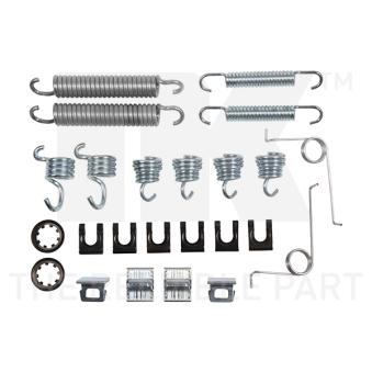 Kit d'accessoires, mâchoires de frein de stationnement NK OEM 7700545000