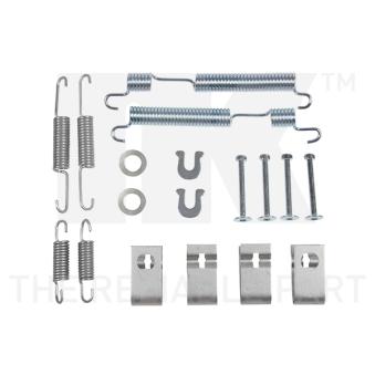 Kit d'accessoires, mâchoires de frein de stationnement NK OEM SMM10001