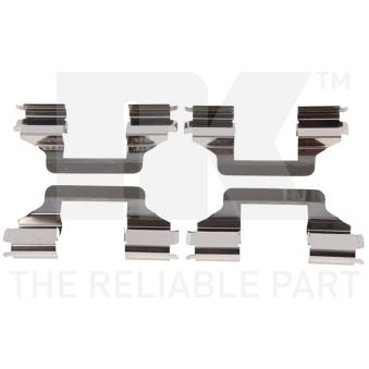 Kit d'accessoires, plaquette de frein à disque NK [7999656]