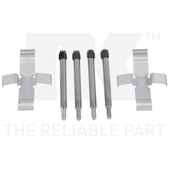 Kit d'accessoires, plaquette de frein à disque NK 7999903