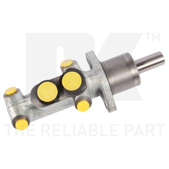 Maître-cylindre de frein NK 824755 pour AUDI 80 2.0 E 16V quattro - 140cv