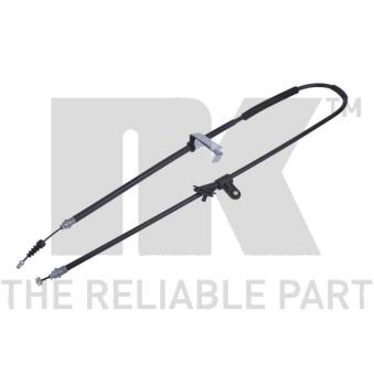 Tirette à câble, frein de stationnement NK 901027 pour CITROEN C5 X 2.4 JTDM - 200cv