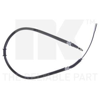 Tirette à câble, frein de stationnement NK 9023121 pour FIAT MULTIPLA 1.6 - 103cv