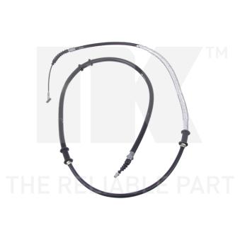 Tirette à câble, frein de stationnement NK 9023122 pour FIAT MULTIPLA 1.6 - 103cv