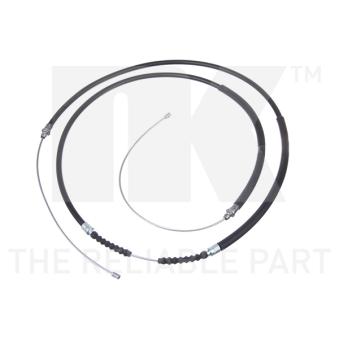 Tirette à câble, frein de stationnement NK 9023138 pour FIAT PREMIO 2.0 - 110cv