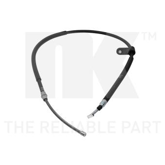 Tirette à câble, frein de stationnement NK 9023204 pour FIAT MULTIPLA 1.6 - 103cv