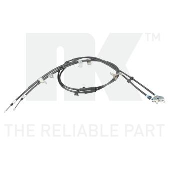 Tirette à câble, frein de stationnement NK 9025221 pour PEUGEOT 307 1.5 EcoBlue - 101cv