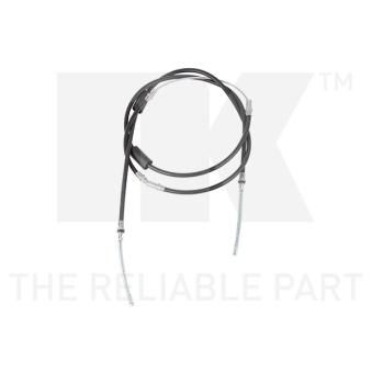 Tirette à câble, frein de stationnement NK 902552 pour FORD TRANSIT 2.5 D - 71cv