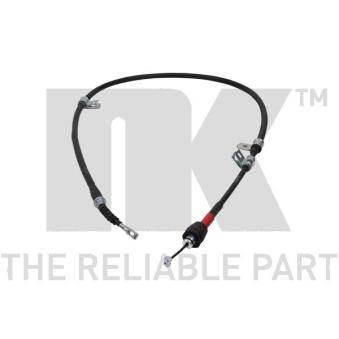 Tirette à câble, frein de stationnement NK 903455 pour HYUNDAI ELANTRA 2.0 CRDi - 113cv