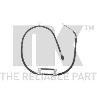 Tirette à câble, frein de stationnement NK 903511 pour AUDI 50 1.8 - 110cv