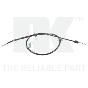 Tirette à câble, frein de stationnement NK 903552 pour FORD TRANSIT 1.6 CRDi 110 - 110cv