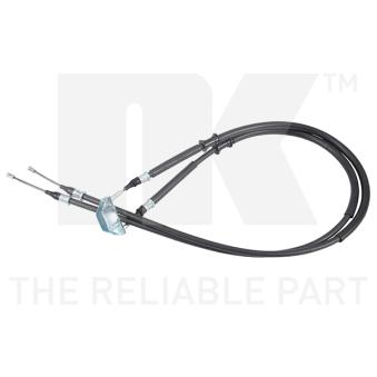 Tirette à câble, frein de stationnement NK 9036153 pour OPEL COMBO 1.6 CNG - 97cv