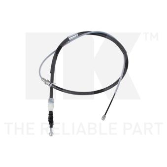 Tirette à câble, frein de stationnement NK OEM 5c0609721ab