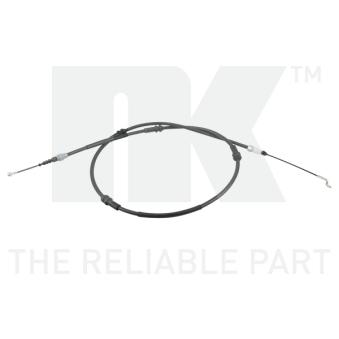 Tirette à câble, frein de stationnement NK 9047156 pour VOLKSWAGEN MULTIVAN 2.0 TDI 4motion - 180cv