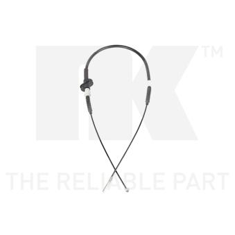 Tirette à câble, frein de stationnement NK 904757 pour MITSUBISHI GALANT 1.8 GTE - 110cv