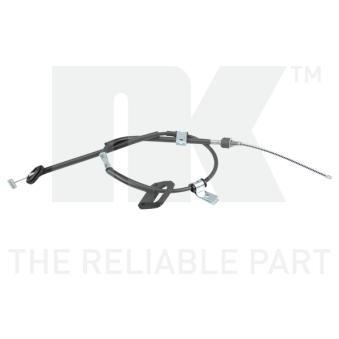 Tirette à câble, frein de stationnement NK OEM 5442052D01