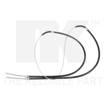 Tirette à câble, frein de stationnement NK 909910 pour VOLVO 960 2.0 E - 79cv